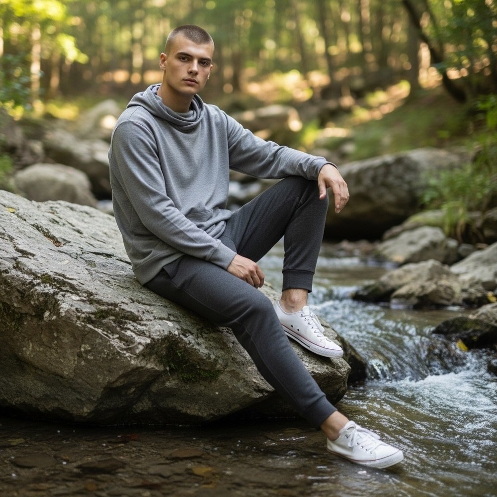 Legends Hawthorne Tech Hoodie Mens Heather Gray Activewear Sweatshirt XL